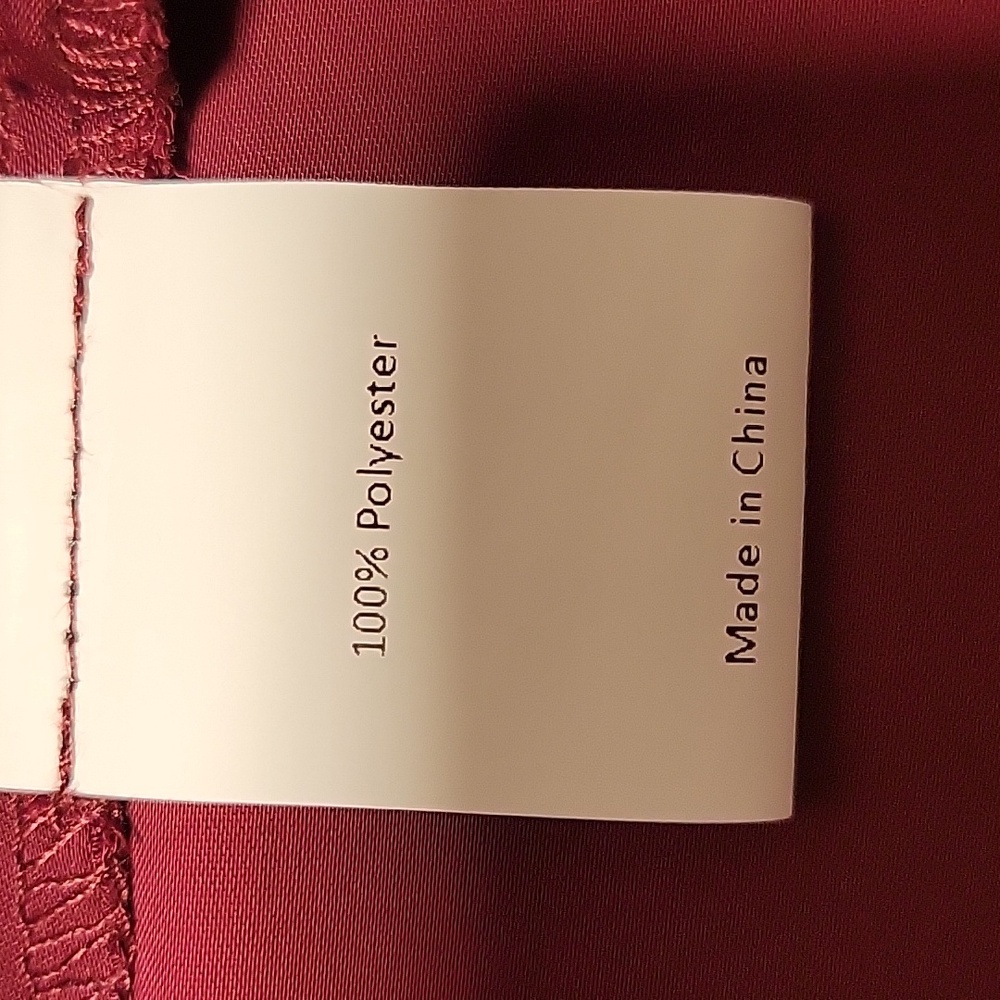 Allegra K Elegant Burgundy Women's Blouse, NWT - Picture 12 of 12